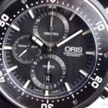 Chronograph + Date function on Oris Chronograph Automatic