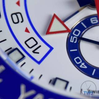Regatta chronograph count down indexes for the Rolex Yachtmaster II- Hands-On Review [116680]