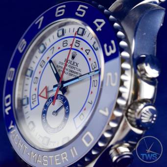 Rolex Yachtmaster II looking to the left - Hands-On Review [116680]